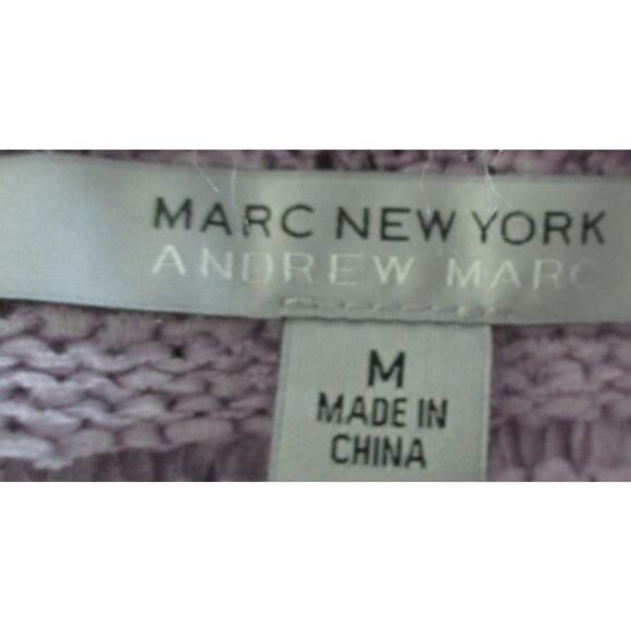 Marc New York Women's Purple Short Sleeve Pull Over Sweater Size Medium - Picture 8 of 9